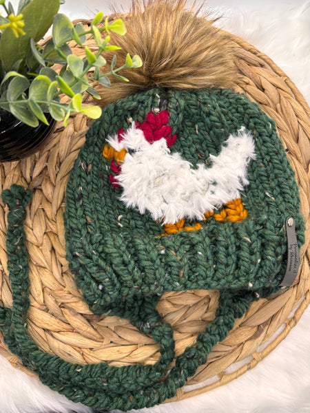 Toddler chicken beanie