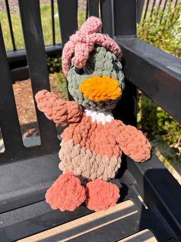 Mallard Duck stuffie - headband