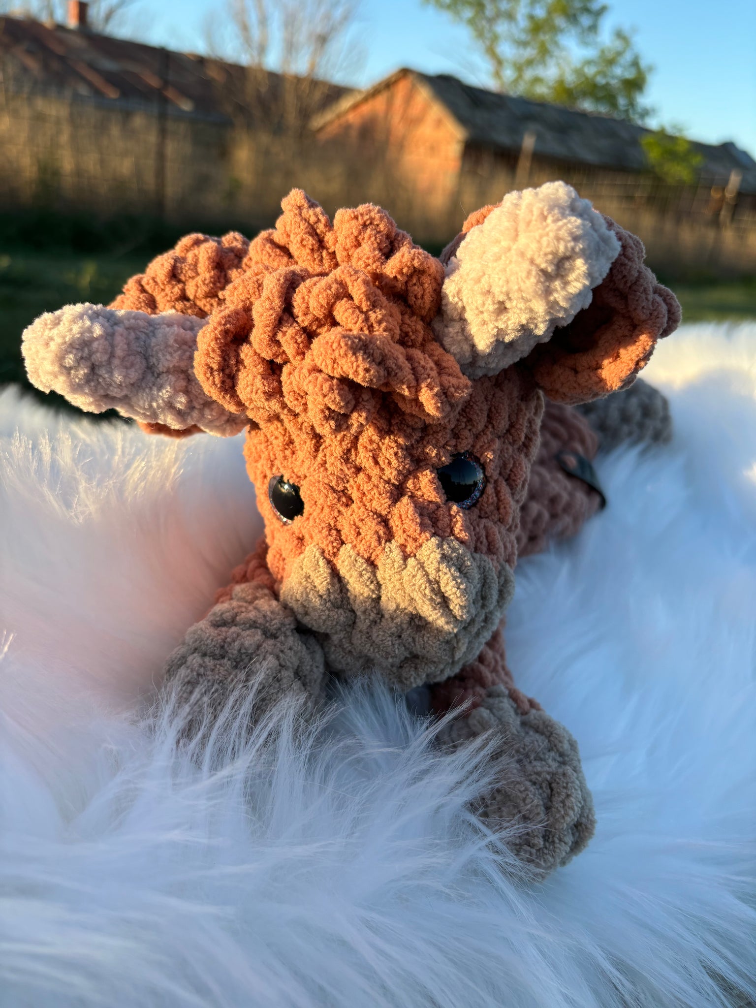 Highland cow stuffie