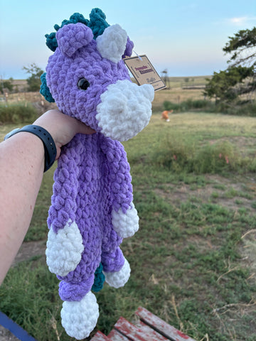 Lilac unicorn stuffie large