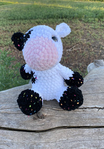 Cow stuffie - color speckled