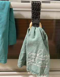 Gray Hand towel holder